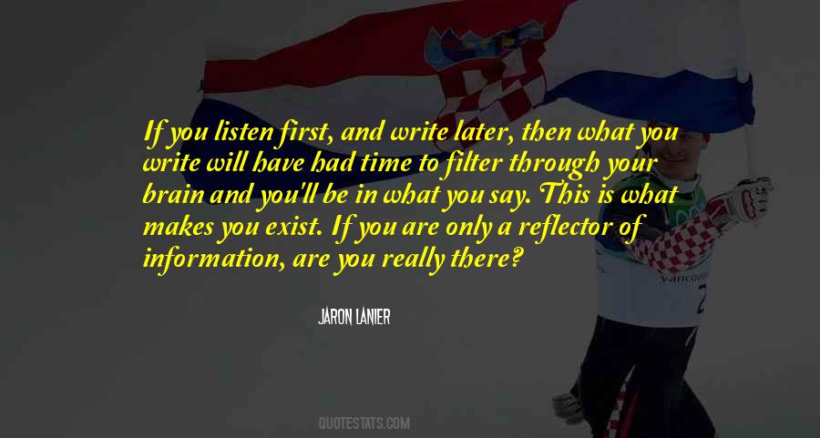 Jaron Lanier Quotes #180750