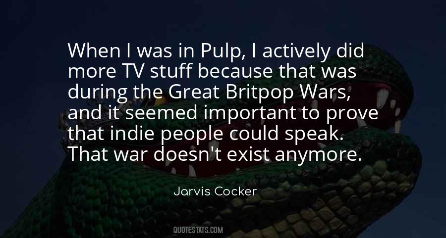 Jarvis Cocker Quotes #106806