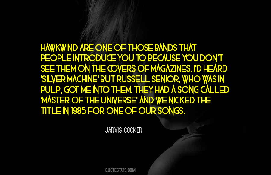 Jarvis Cocker Quotes #1744021