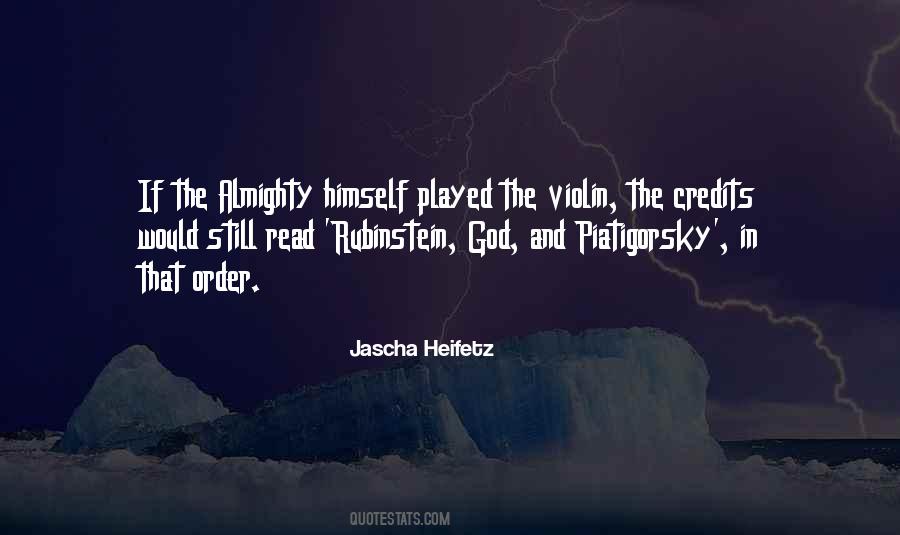 Jascha Heifetz Quotes #343250