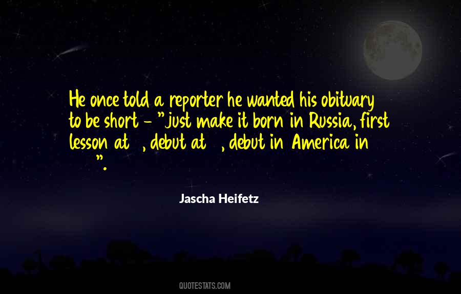 Jascha Heifetz Quotes #640191