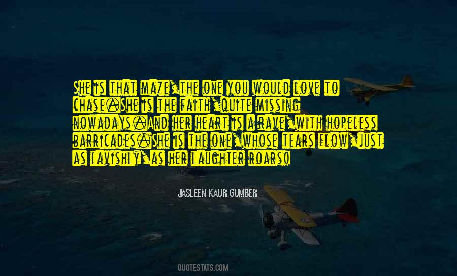 Jasleen Kaur Gumber Quotes #1377521