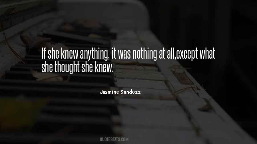 Jasmine Sandozz Quotes #29918