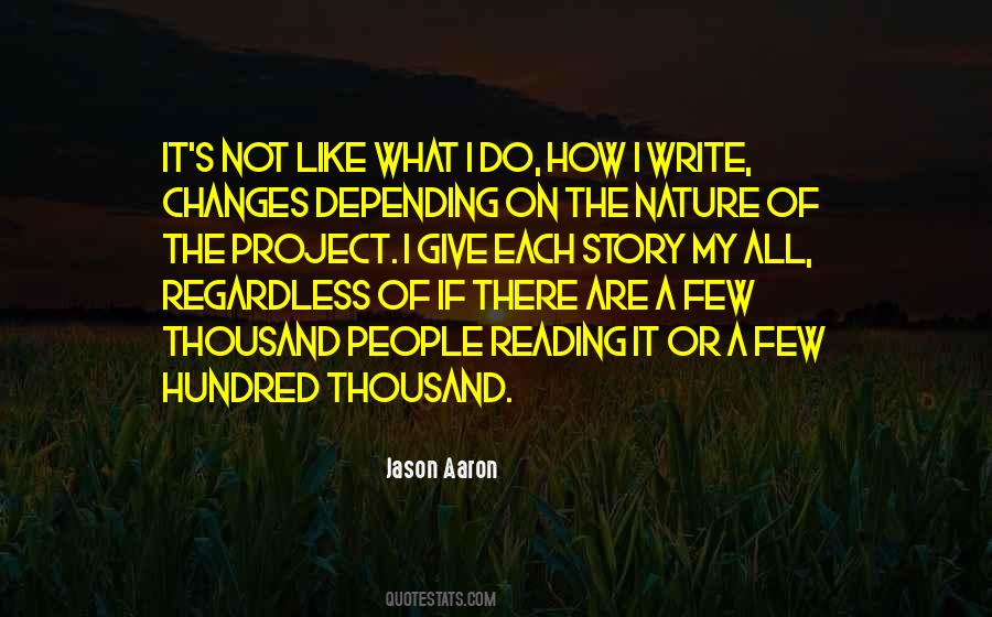 Jason Aaron Quotes #458089