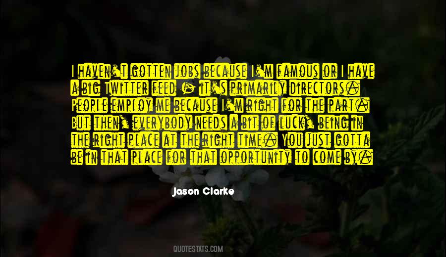 Jason Clarke Quotes #898230