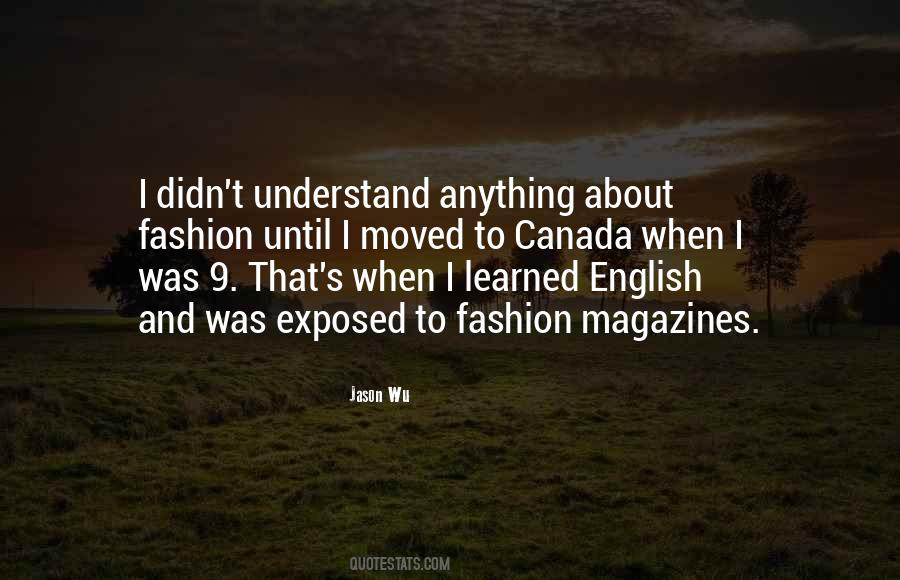 Jason Wu Quotes #870229