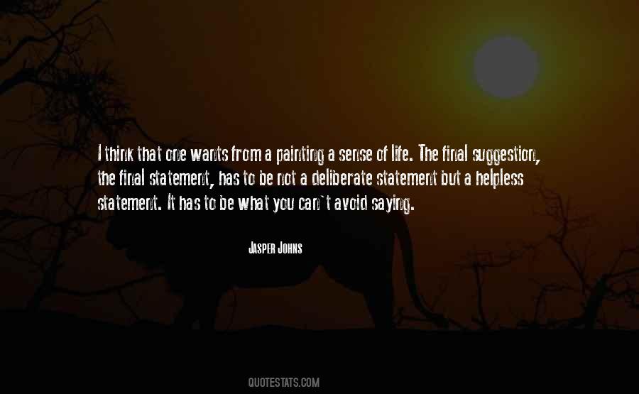 Jasper Johns Quotes #1800969