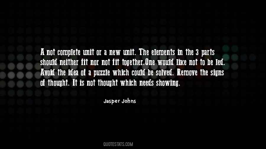 Jasper Johns Quotes #1831195