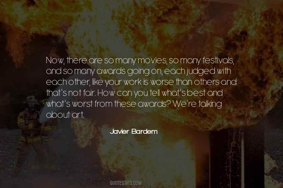 Javier Bardem Quotes #1063473