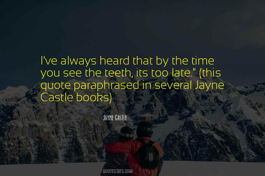 Jayne Castle Quotes #1098913