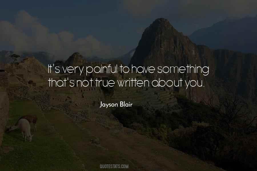 Jayson Blair Quotes #379102