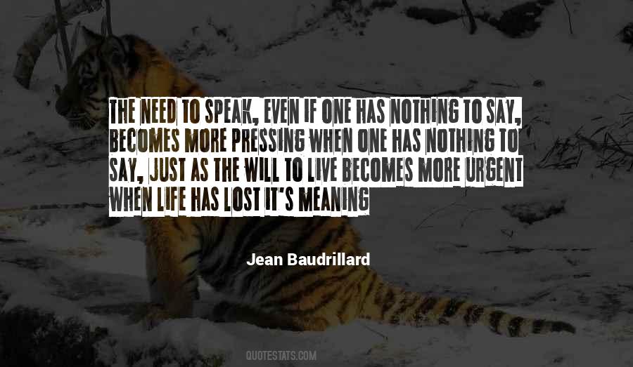 Jean Baudrillard Quotes #1275159