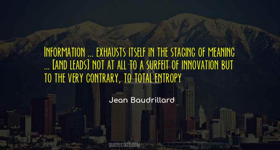 Jean Baudrillard Quotes #1321318