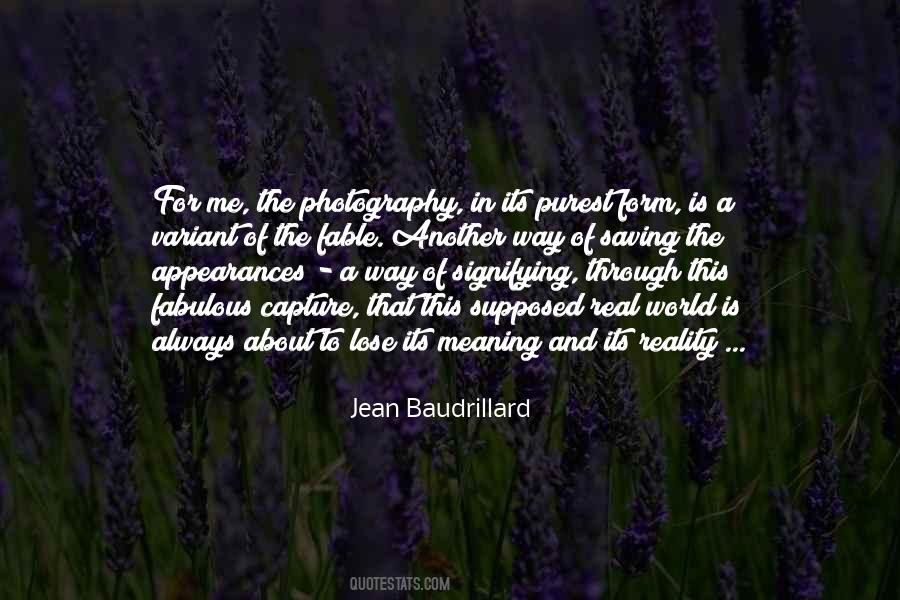 Jean Baudrillard Quotes #1683979