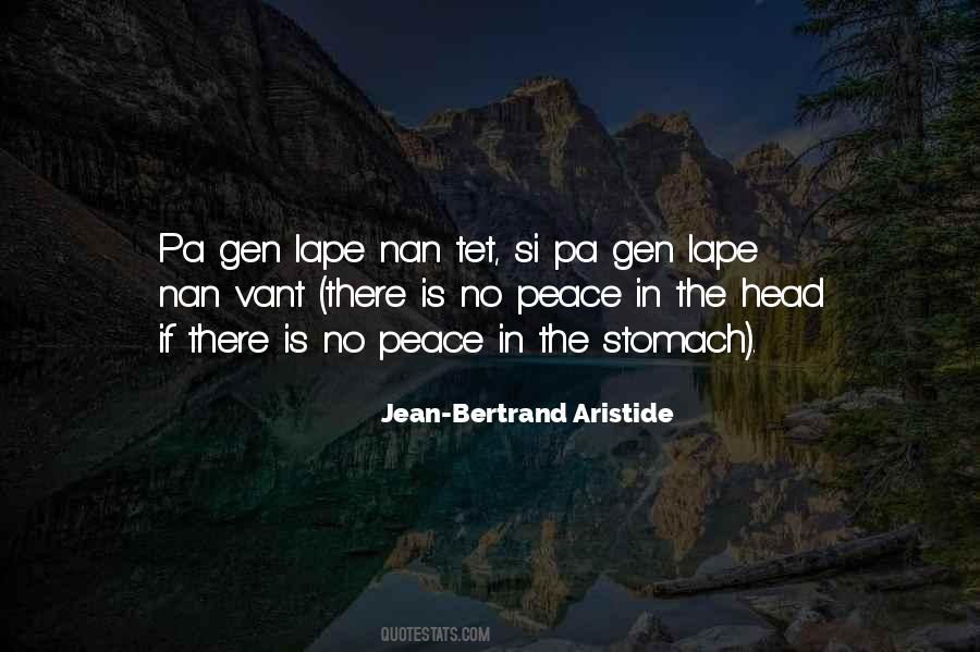 Jean-Bertrand Aristide Quotes #1731283