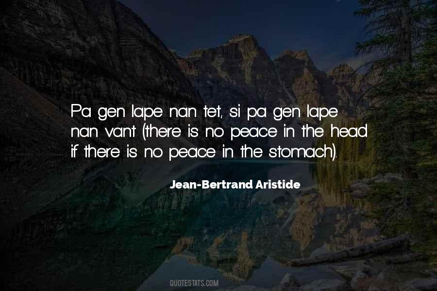 Jean-Bertrand Aristide Quotes #1731283