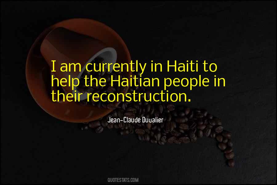 Jean-Claude Duvalier Quotes #1025581