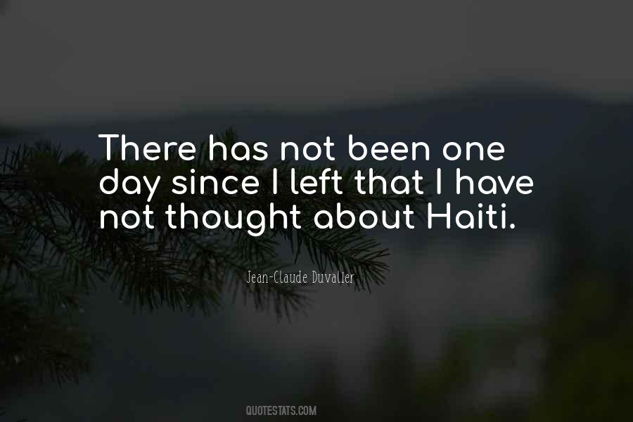 Jean-Claude Duvalier Quotes #486328