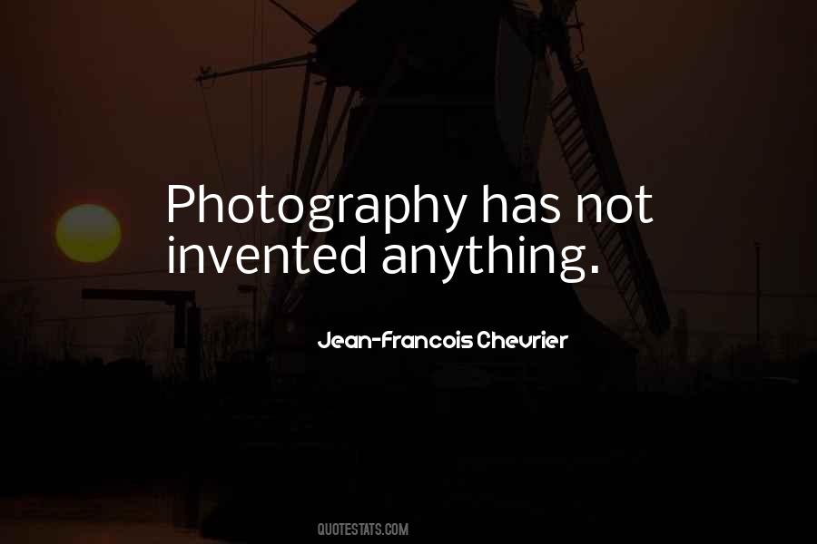 Jean-Francois Chevrier Quotes #522814