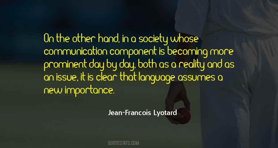 Jean-Francois Lyotard Quotes #245695