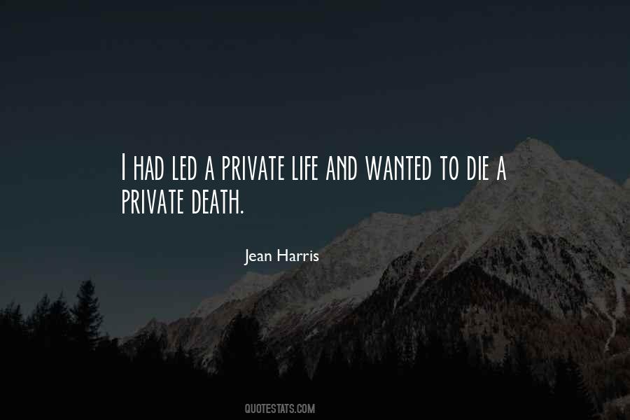 Jean Harris Quotes #856394