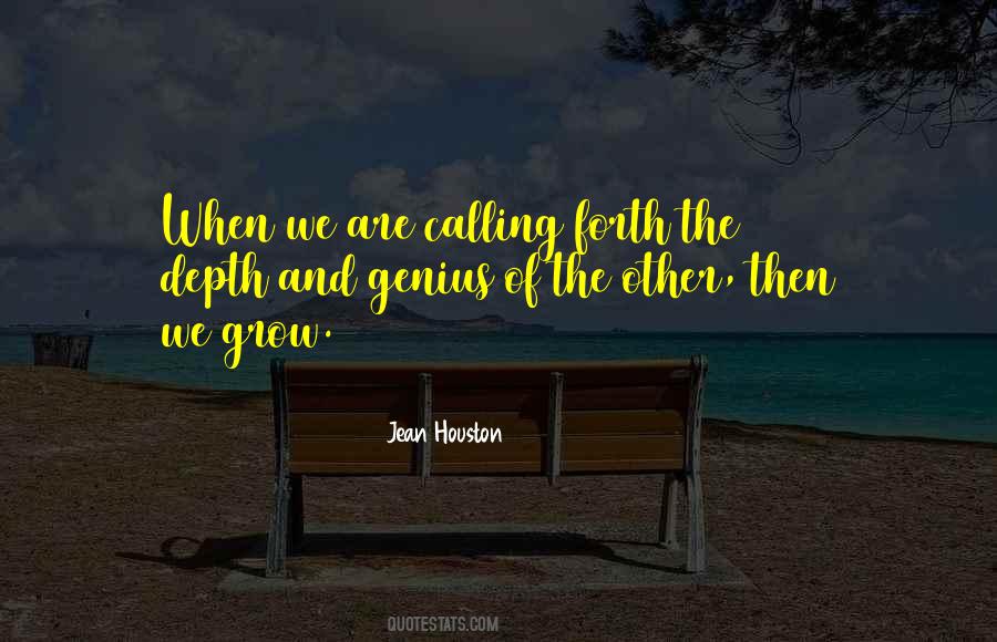 Jean Houston Quotes #1867336