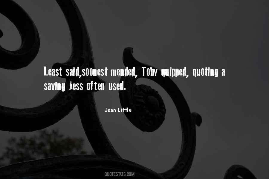 Jean Little Quotes #261269 Jean Little Quotes #261269