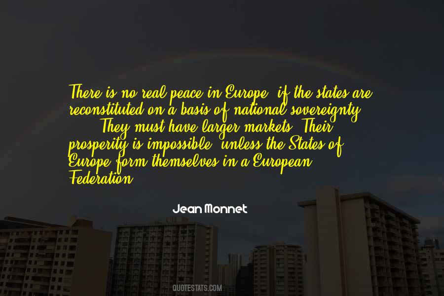 Jean Monnet Quotes #1635673