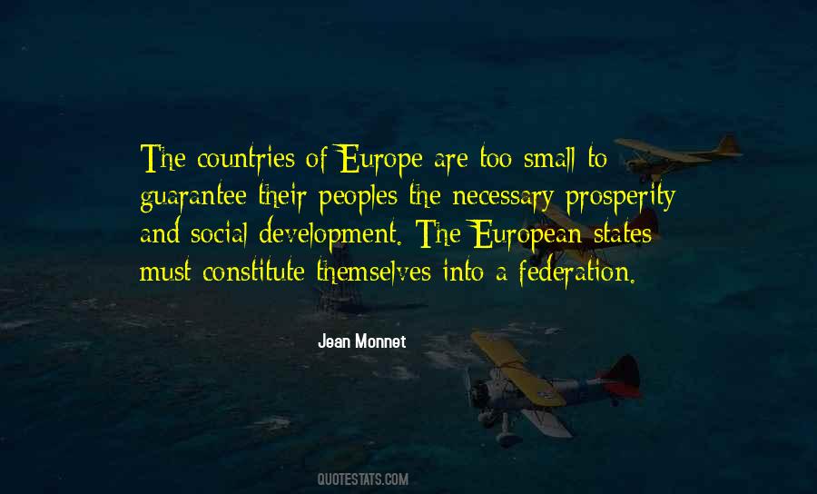 Jean Monnet Quotes #1676221