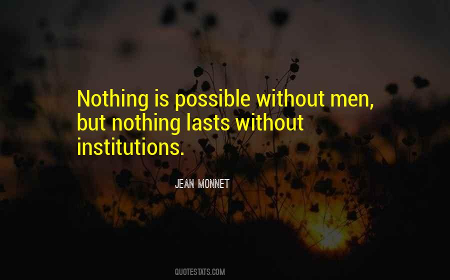 Jean Monnet Quotes #532437