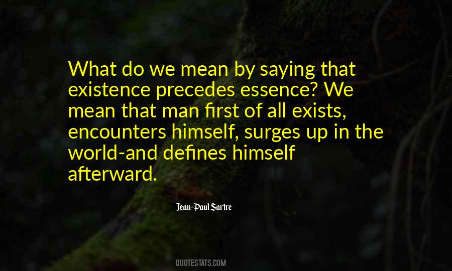 Jean-Paul Sartre Quotes #1250064