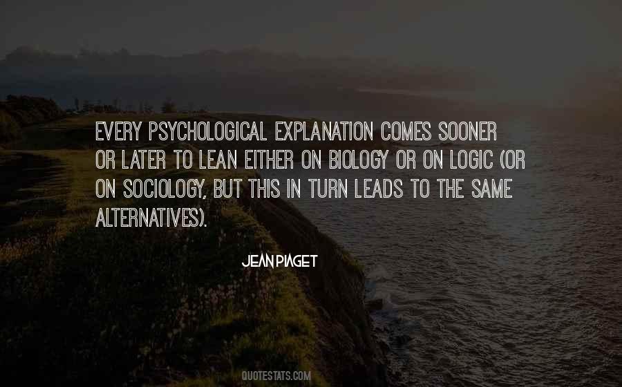 Jean Piaget Quotes #374069
