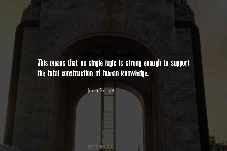 Jean Piaget Quotes #600075