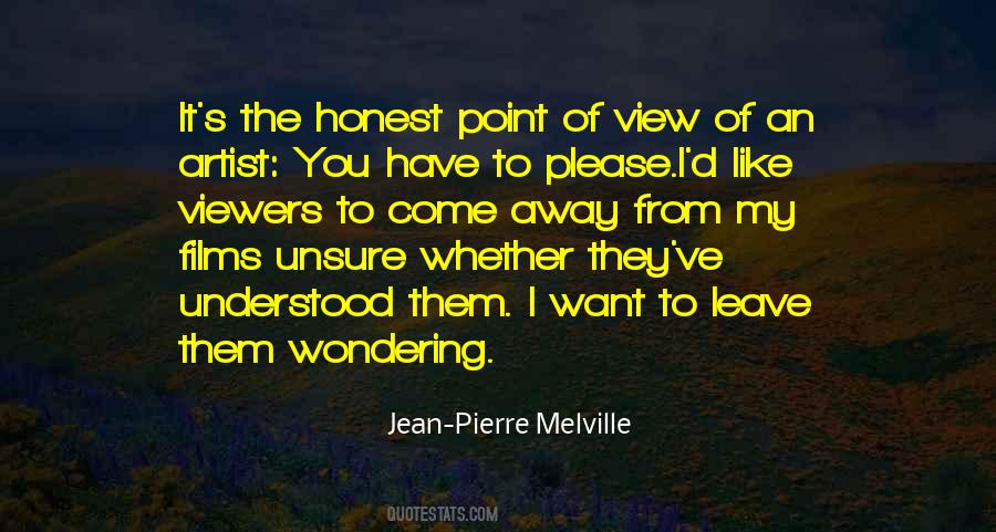 Jean-Pierre Melville Quotes #68160