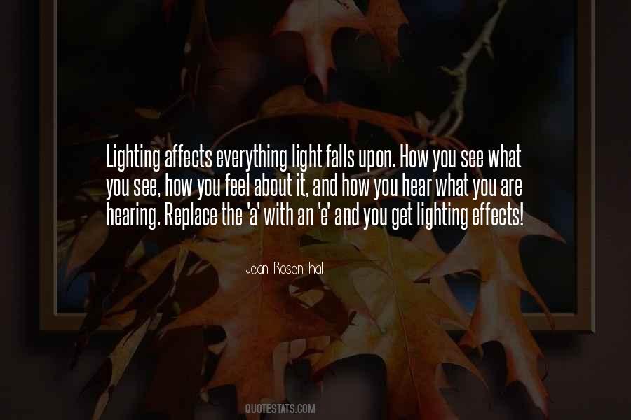 Jean Rosenthal Quotes #25734