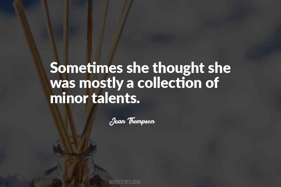Jean Thompson Quotes #302831