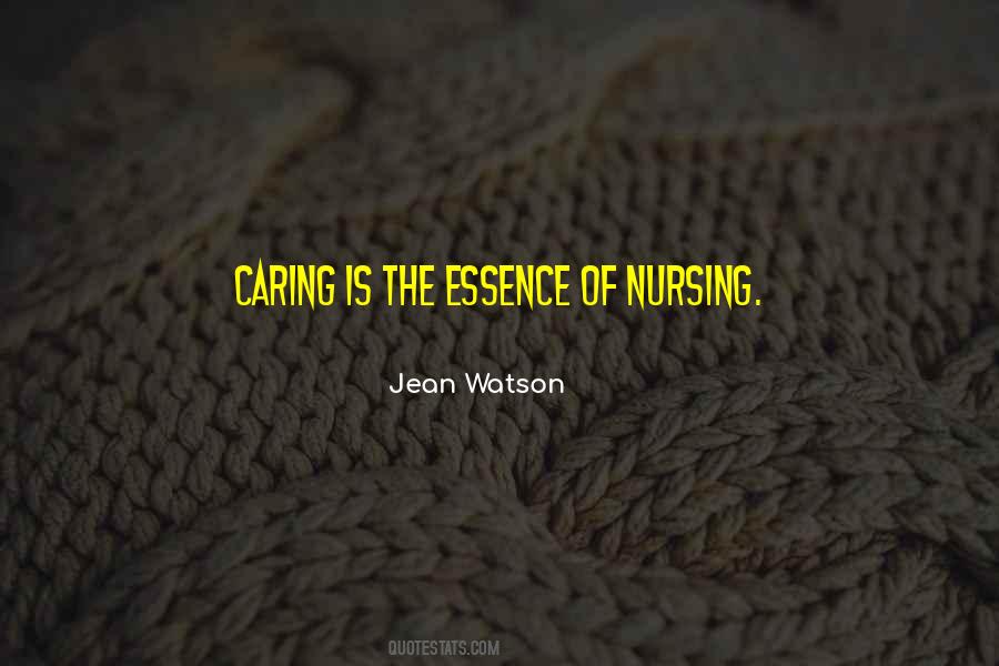 Jean Watson Quotes #21566