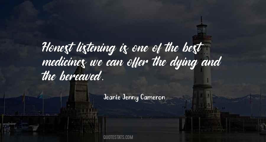 Jeanie Jenny Cameron Quotes #1313844