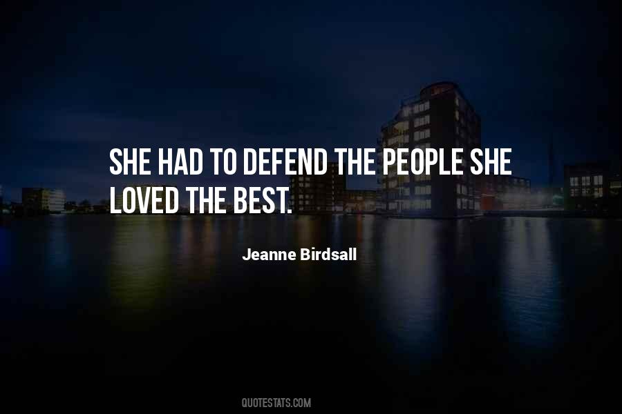 Jeanne Birdsall Quotes #1016726