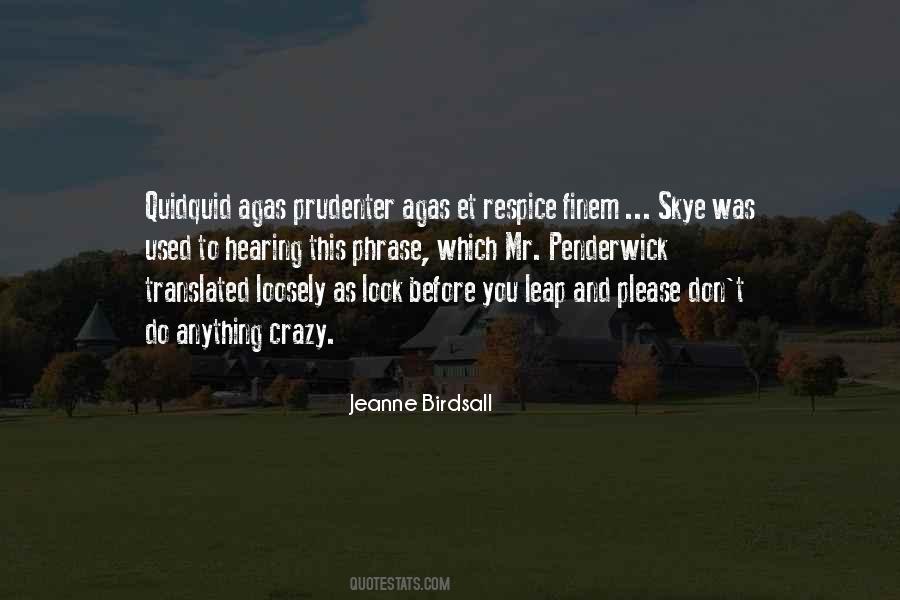 Jeanne Birdsall Quotes #1606030