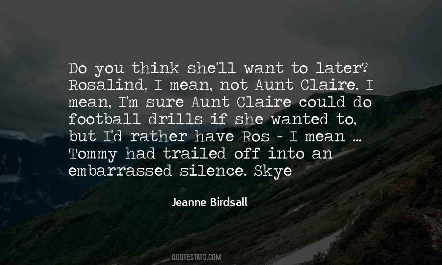 Jeanne Birdsall Quotes #982222