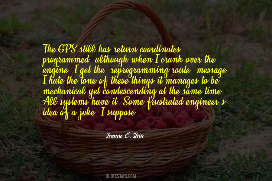 Jeanne C. Stein Quotes #501726