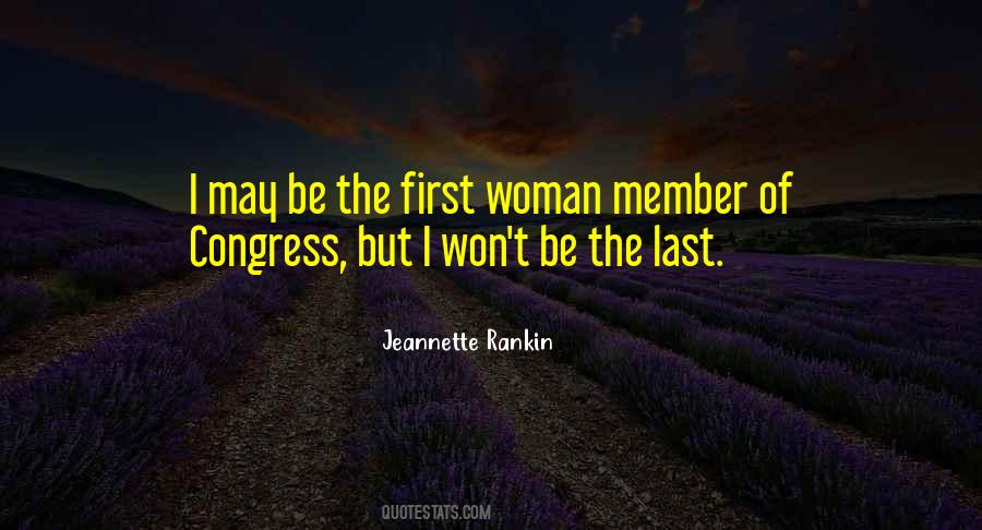 Jeannette Rankin Quotes #780431