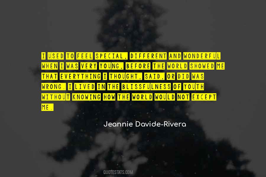 Jeannie Davide-Rivera Quotes #761404
