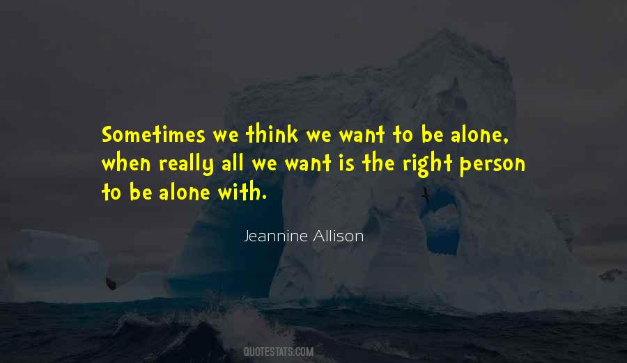 Jeannine Allison Quotes #1218028