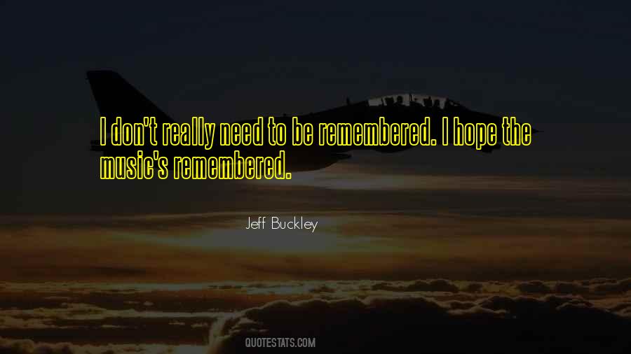 Jeff Buckley Quotes #852177