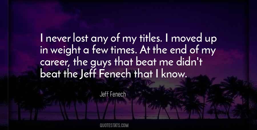 Jeff Fenech Quotes #49564