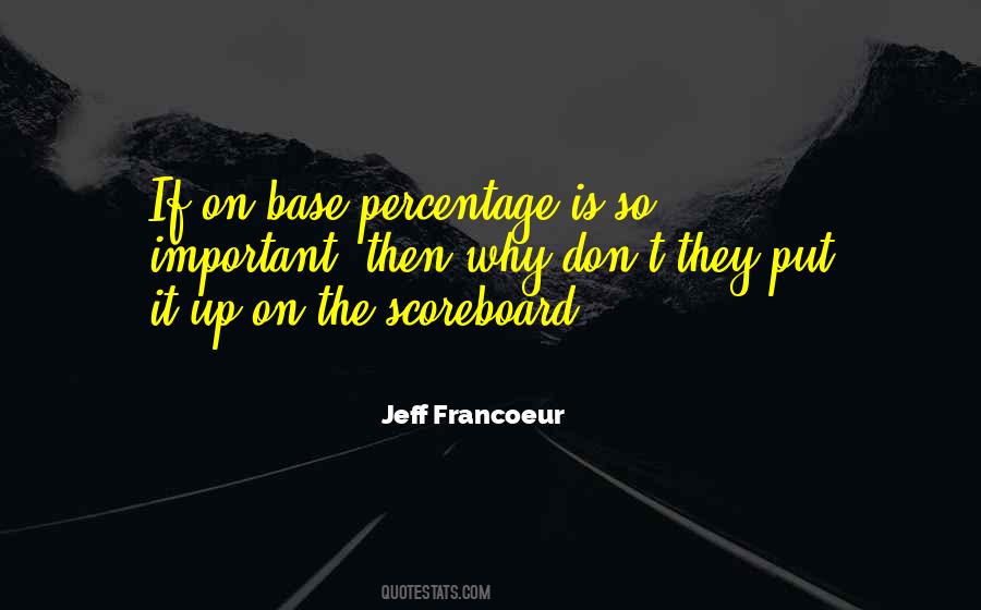 Jeff Francoeur Quotes #1835697