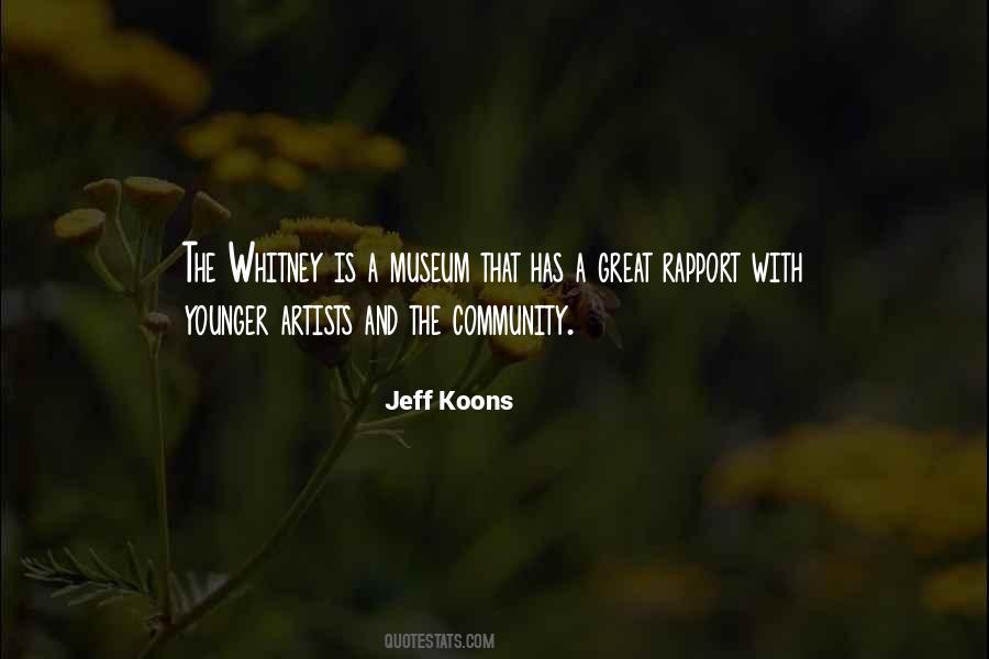 Jeff Koons Quotes #1453627