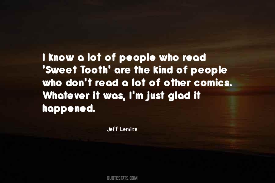 Jeff Lemire Quotes #23391